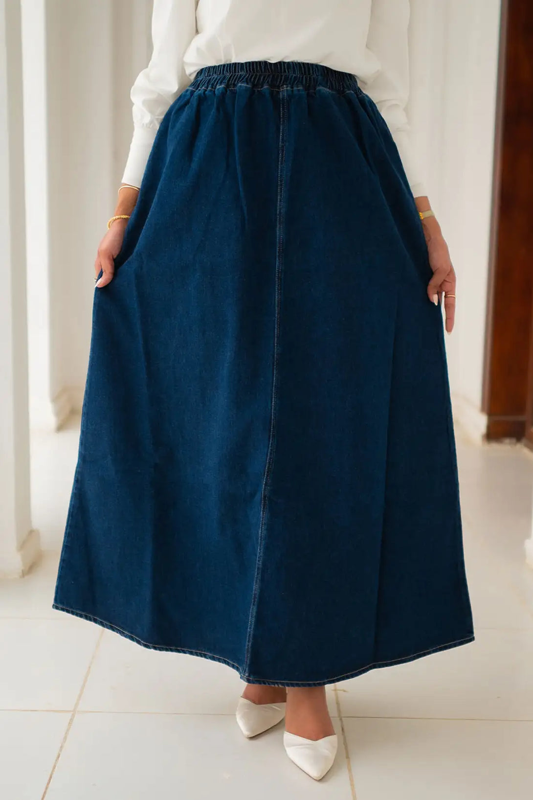 جيب جينز تركي - Basic Denim skirt