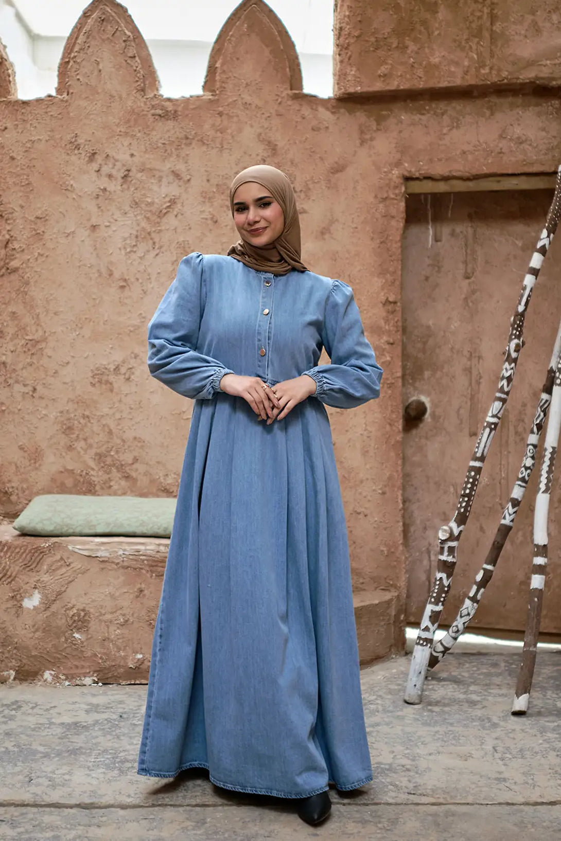 فستان جينز تركي Saja - 2025
