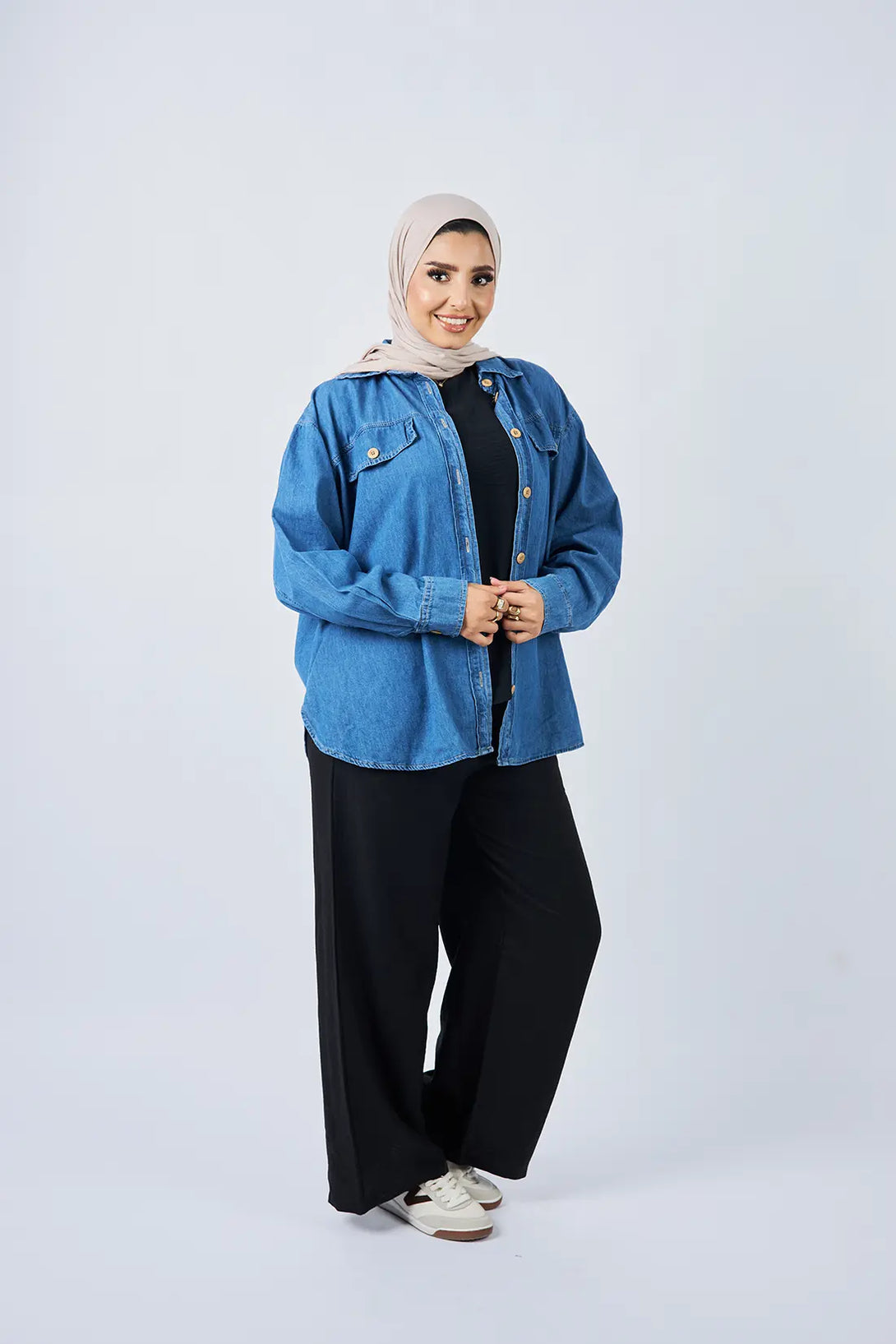 Denim Chemise - شميز جينز
