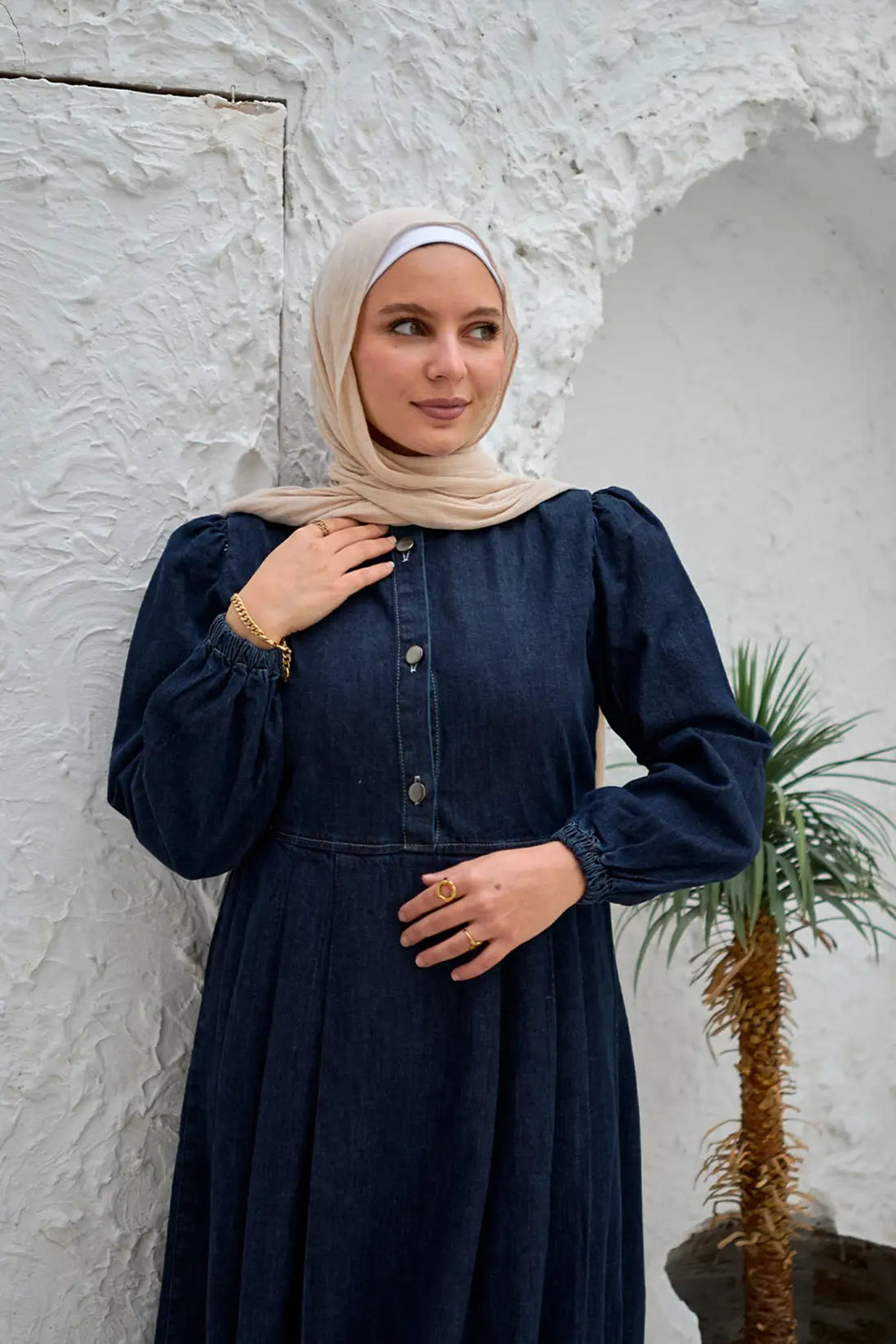 فستان جينز تركي Saja - 2025