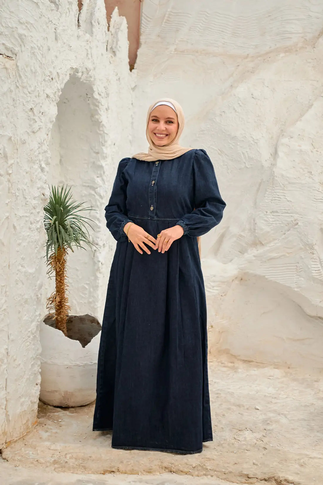 فستان جينز تركي Saja - 2025