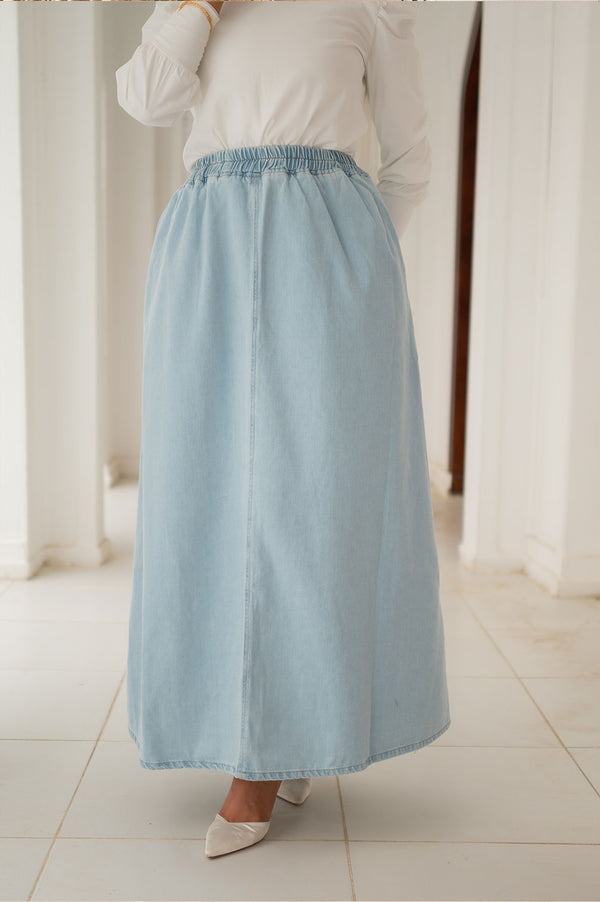 جيب جينز تركي - Basic Denim skirt