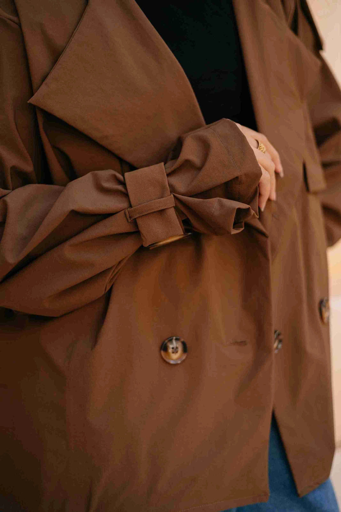 ترنش كوت قصير