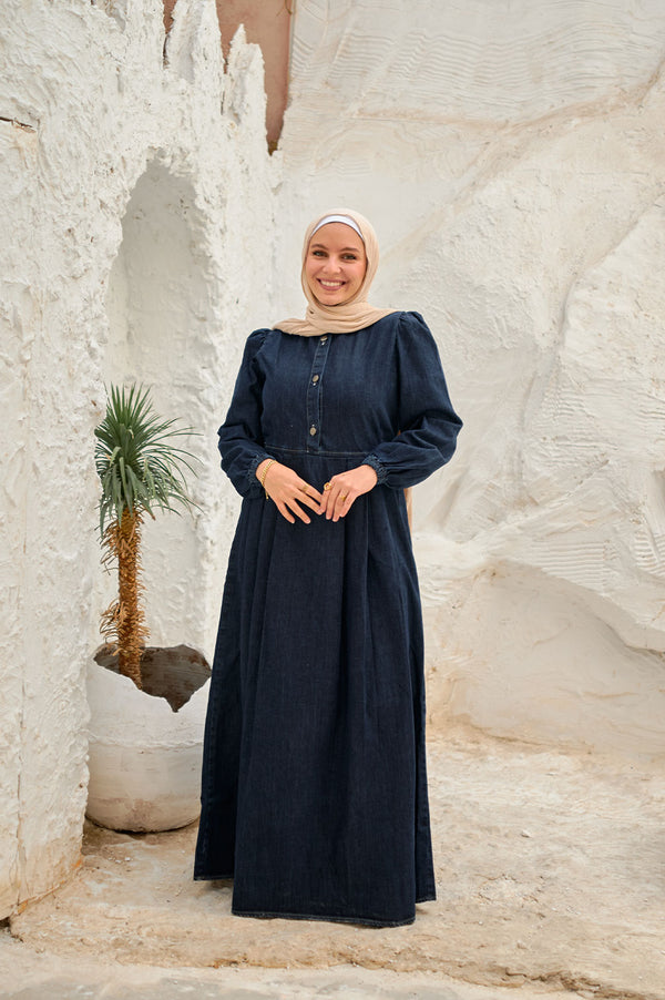 فستان جينز تركي Saja - 2025