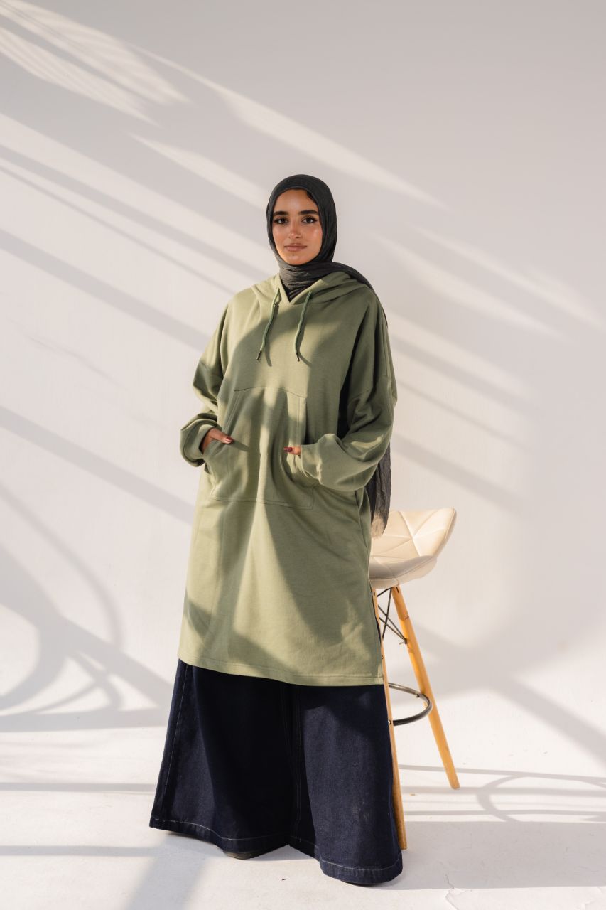 Modest Long Hoodie