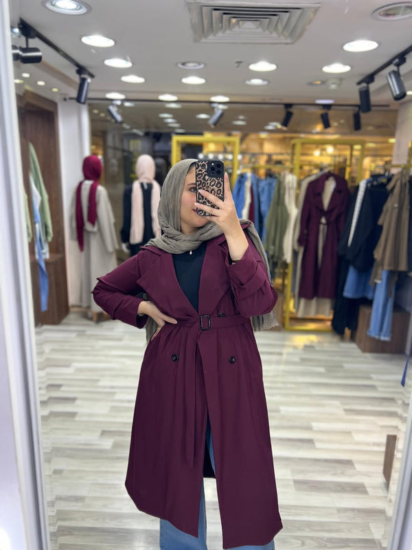 ترنش كوت طويل