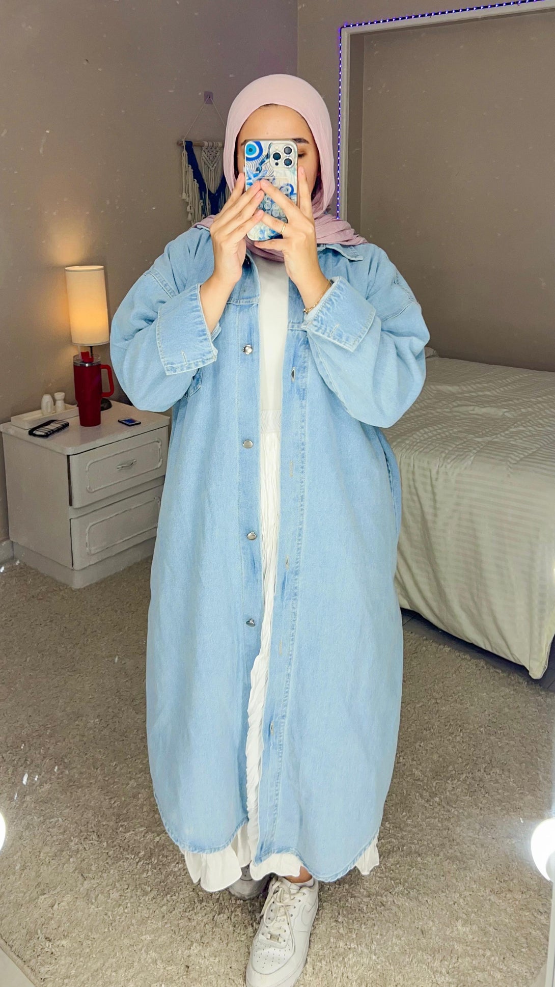 Long Denim Chemise