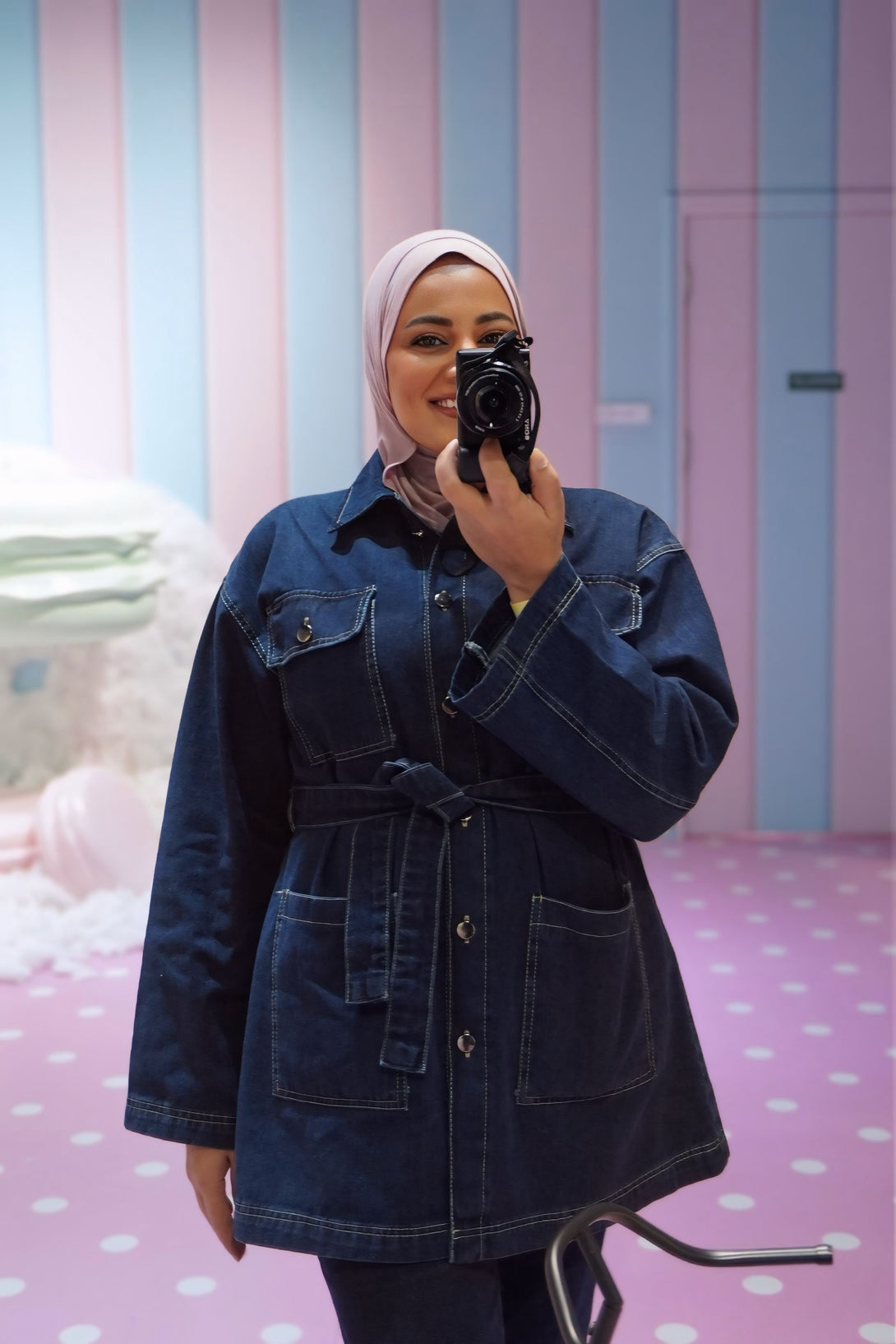 Turkish Denim Set Top