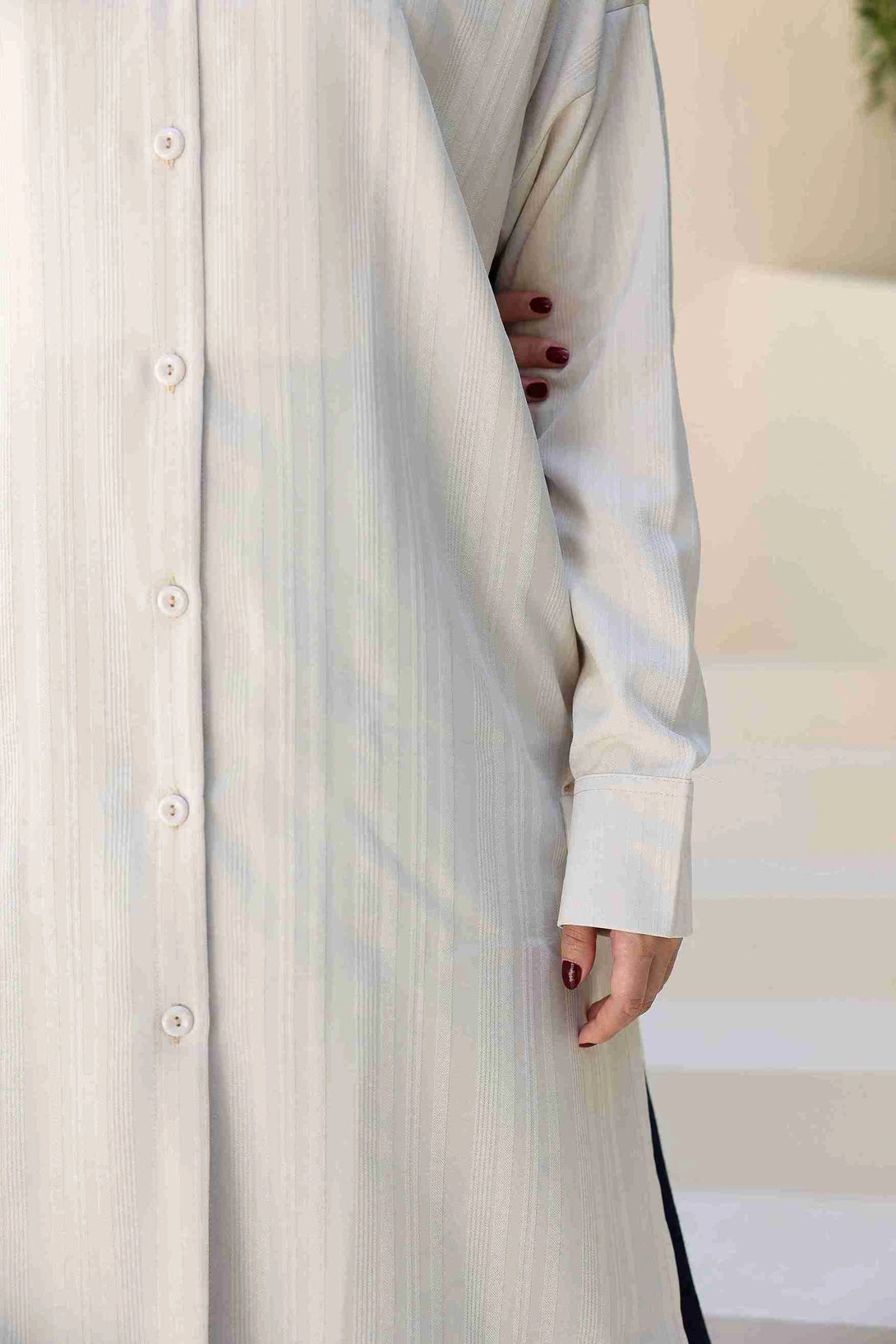 Embroidery long shirt
