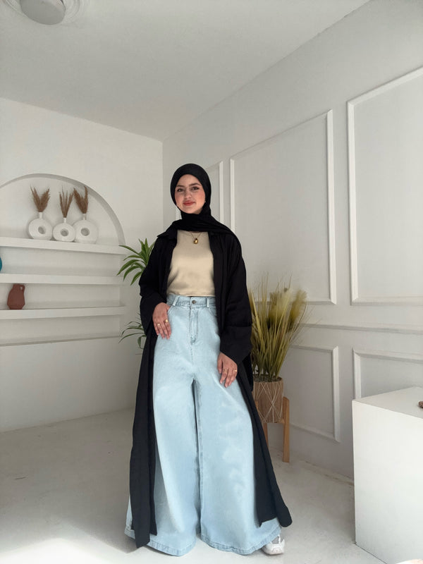 Denim wide leg Pants